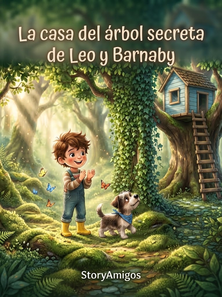 La casa del árbol secreta de Leo y Barnaby